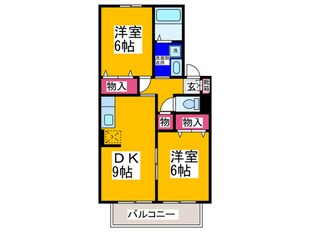 シャルマンコートＡ棟の物件間取画像